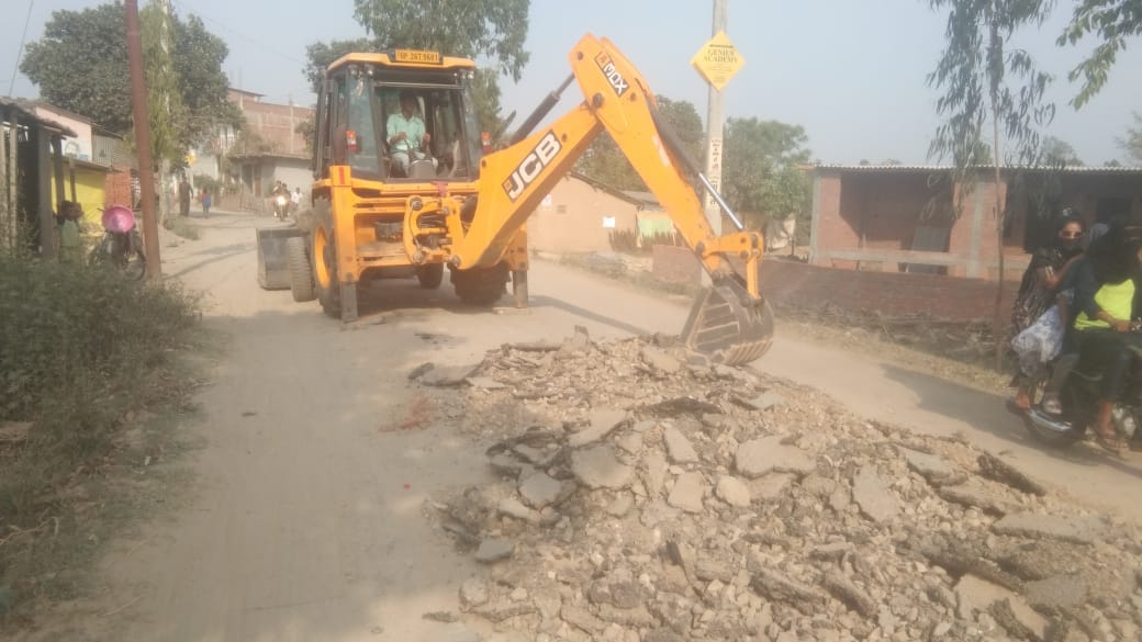 Will get relief from waterlogging and potholes, road construction started