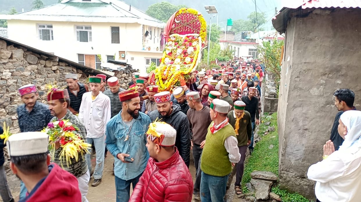 Devotees gathered to watch Devkhel