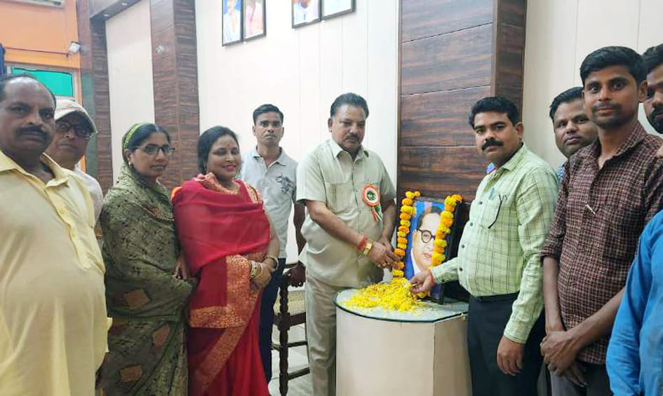Baba Saheb's birth anniversary was celebrated with enthusiasm and joy.