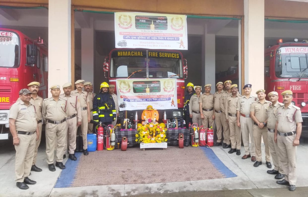 Fire service week begins in Una, tell ways to extinguish fire
