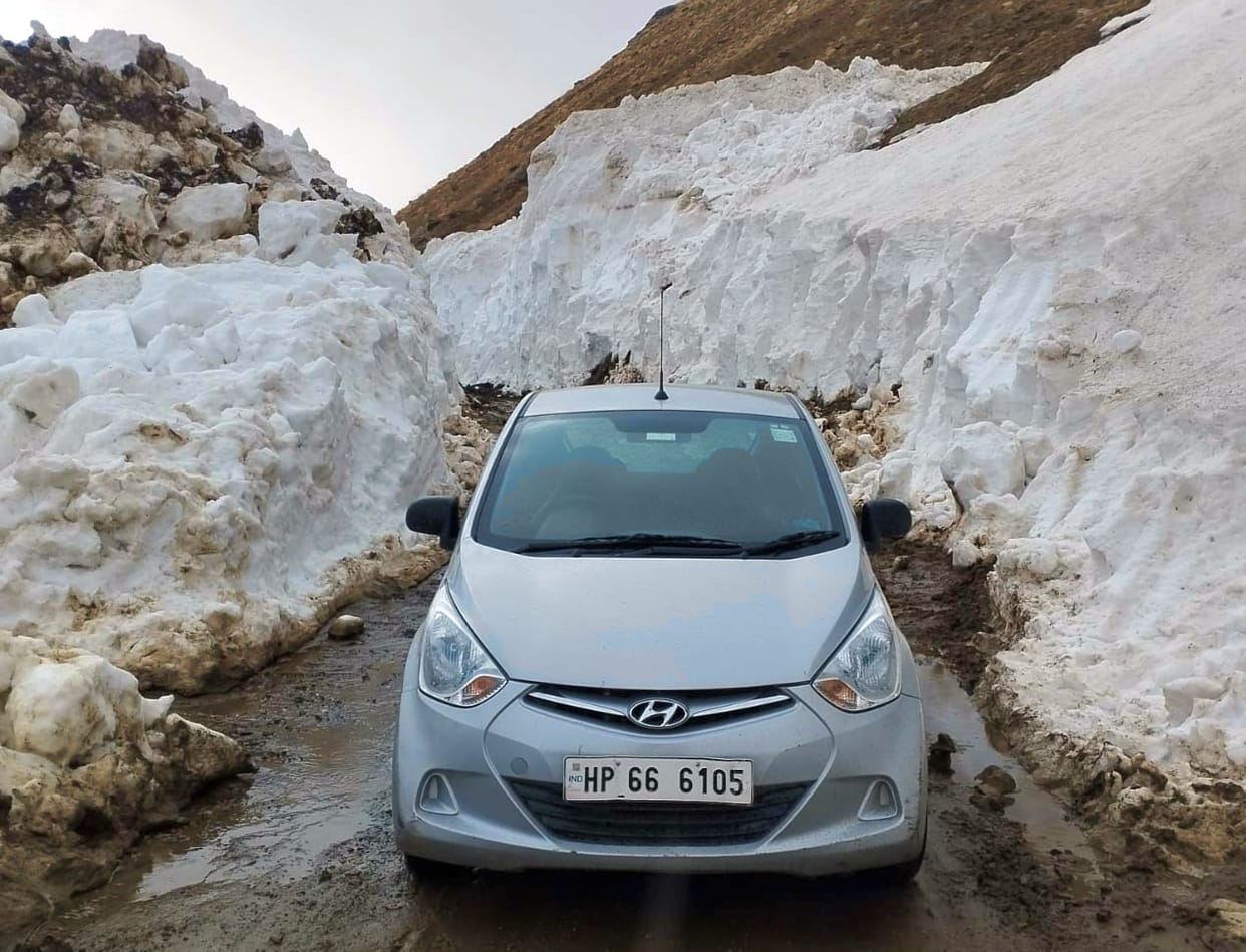 Koksar road restored after cutting ice wall