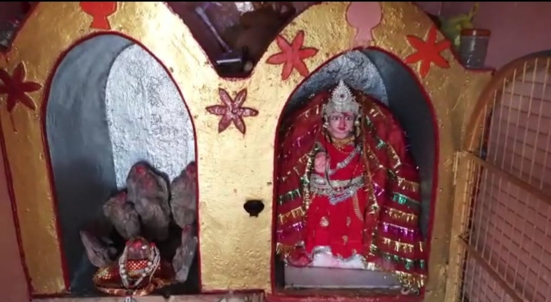 The idol of Mother Goddess had appeared from a tree in Dinari village of Damoh