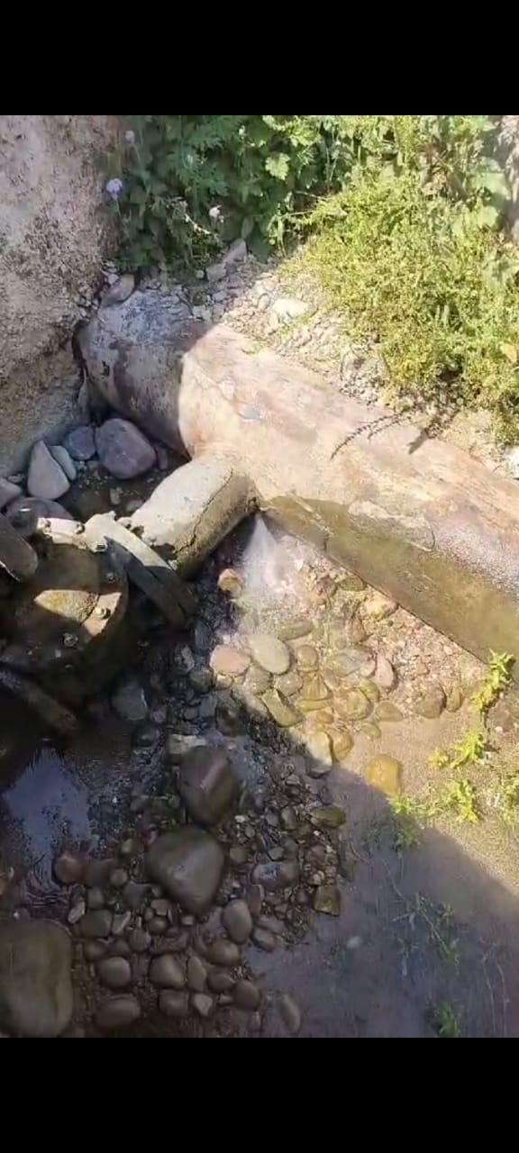 Main pipe of drinking water scheme burst, supply stopped in 153 villages