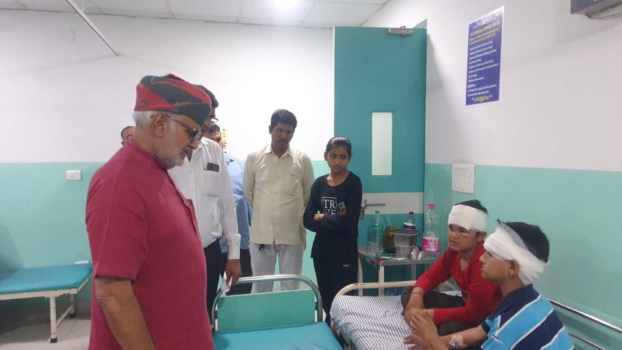 Wish for speedy recovery of injured children