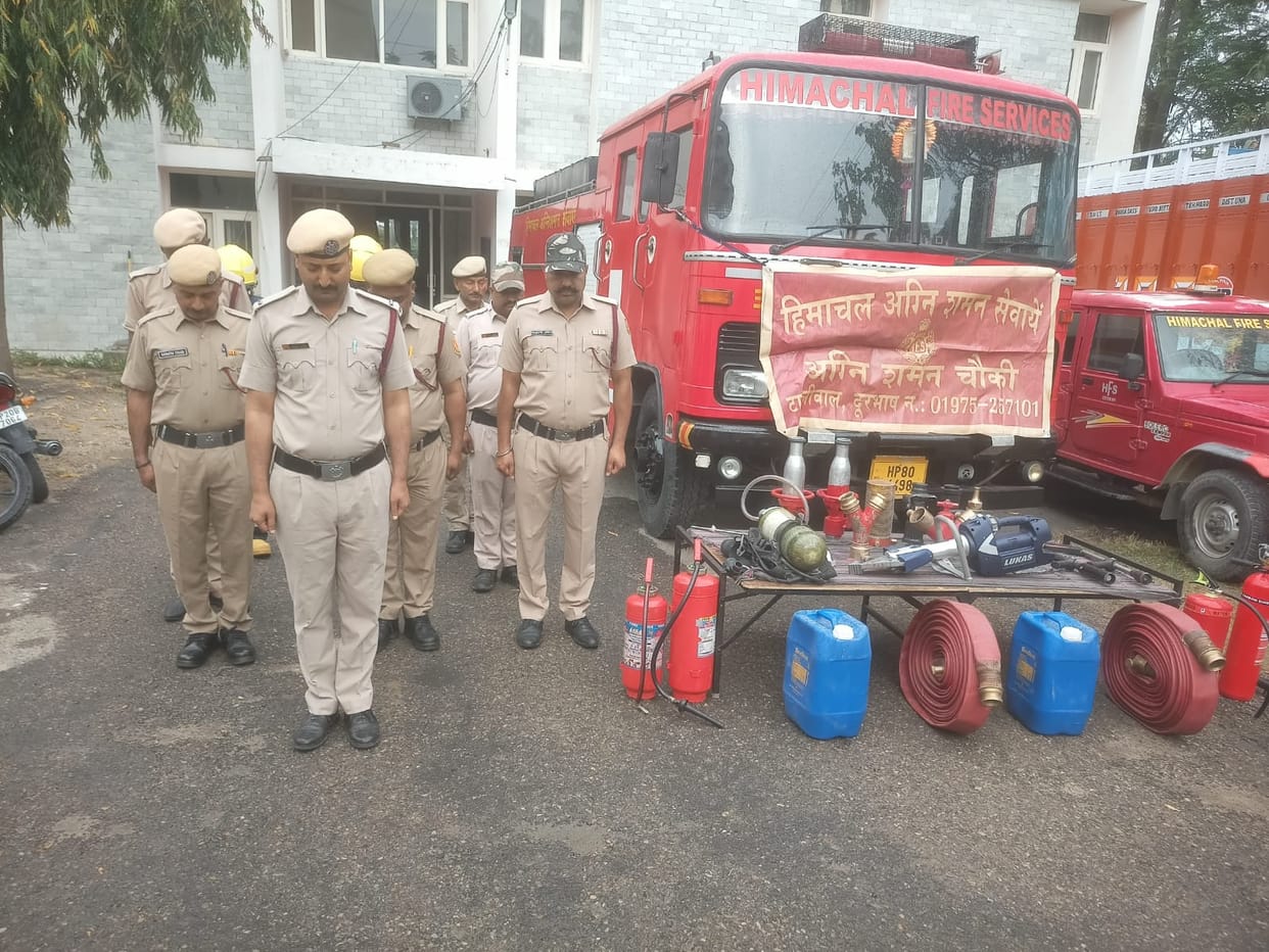 Fire fighting week celebrated in Tahliwal
