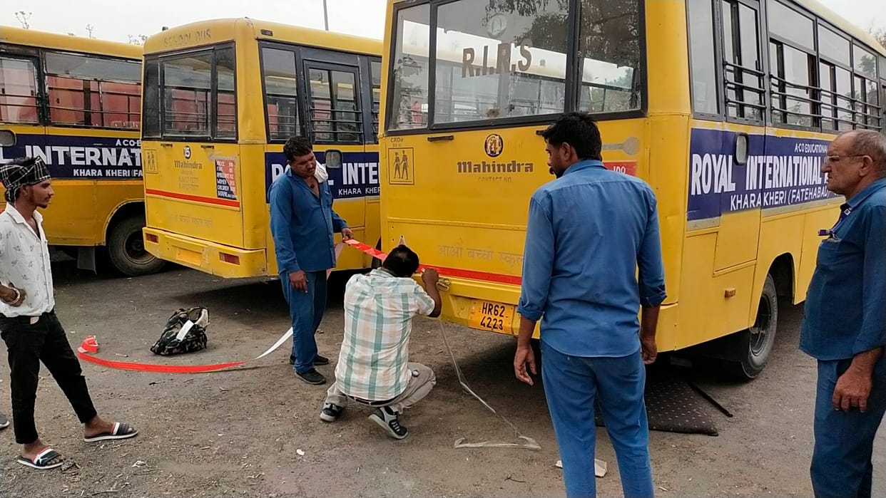 Out of 52 school buses that came to RTA for passing, only eight were found fit.