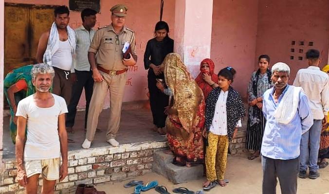 Statue damaged in village Katharia temple, tense peace
