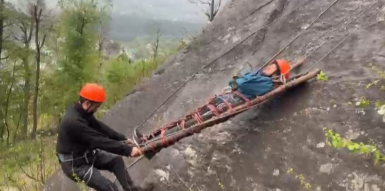 Disaster Mitras learned how to rescue stranded people