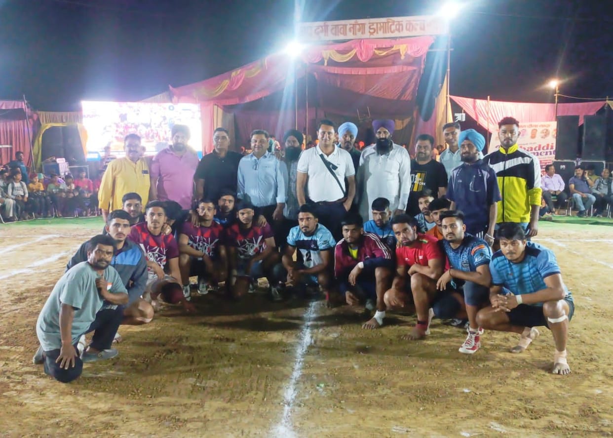 Rajpura team won the final match of Kabaddi