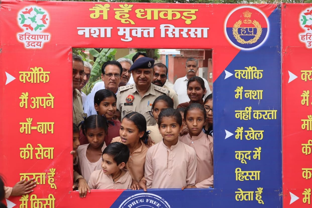 Police linked youth to sports and declared 6 more villages drug free