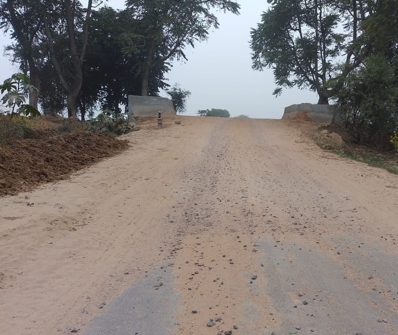 The culvert built on the minor was damaged three months ago