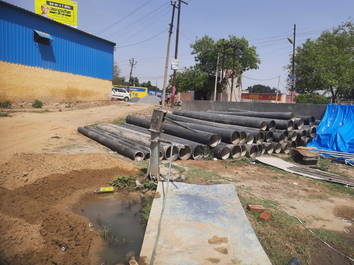 Work of laying 75.5 km long pipeline started in Anupshahr with Rs 18.60 crores.