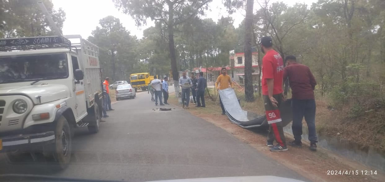 Central team inspected Sarla to Chakmoh road
