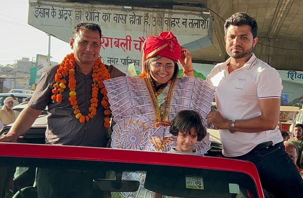 Nishu Tyagi successful in UPSC exam welcomed