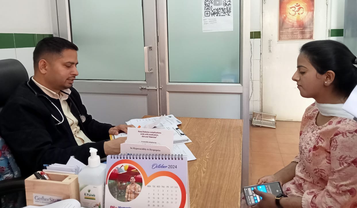 Number of patients increased due to change in weather, OPD in district hospital crossed 300