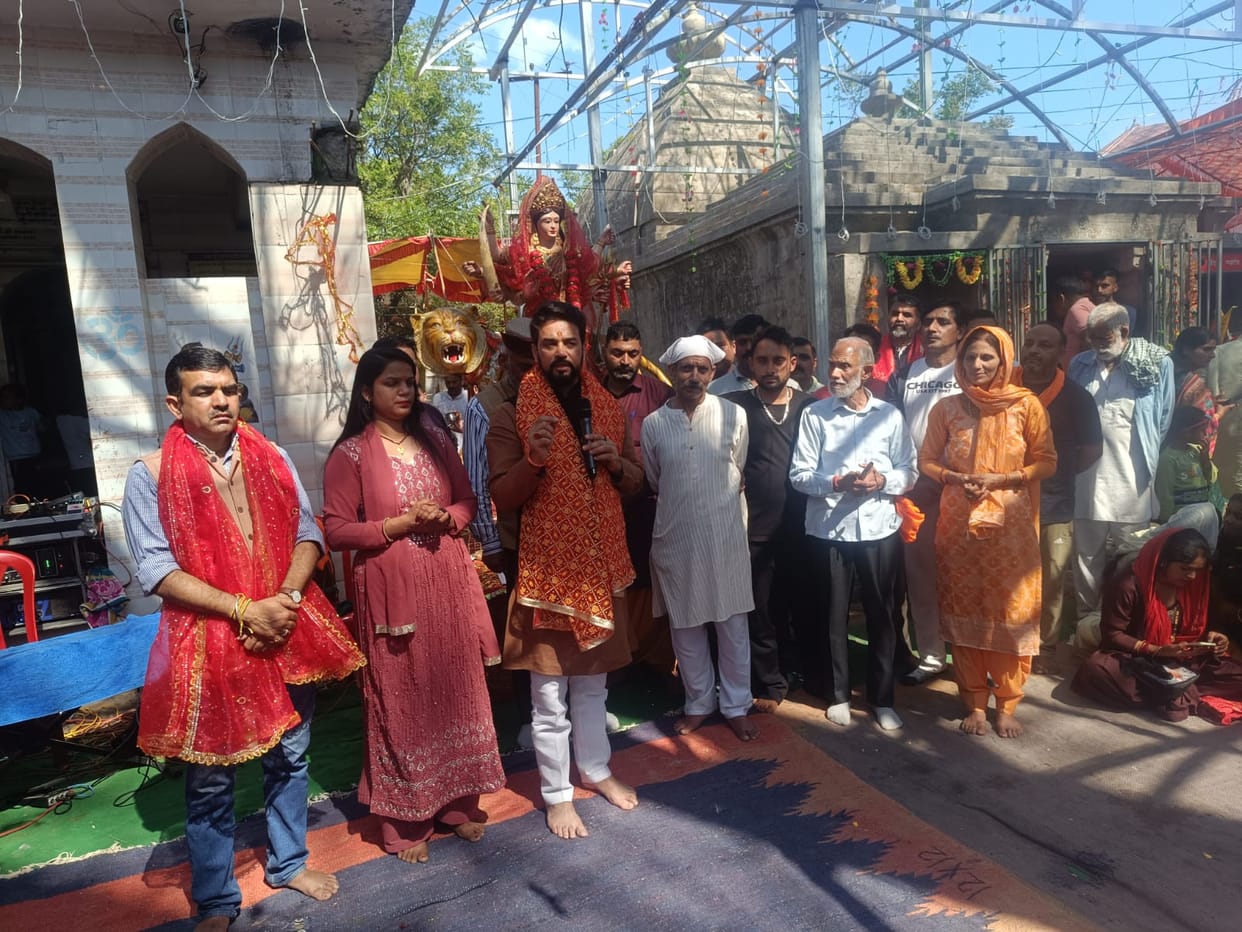 Vigil in Jhaniyari Mata Temple on Navami