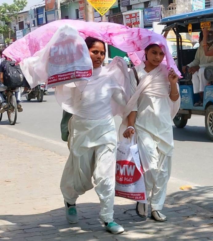 Everyone seemed troubled by the dusty air.