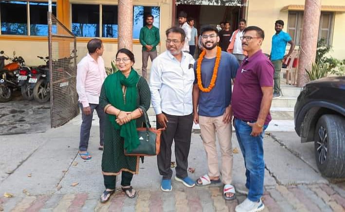Nikhil passed the civil services examination in the first attempt.
