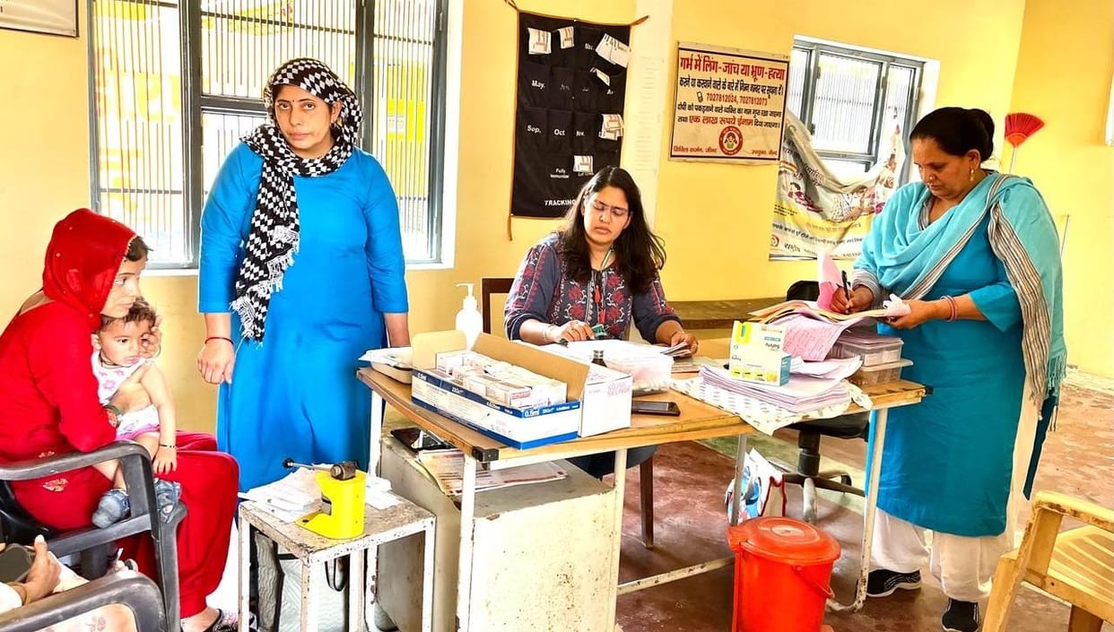 Records of seven sub centers of regular vaccination checked, instructions given for cleaning