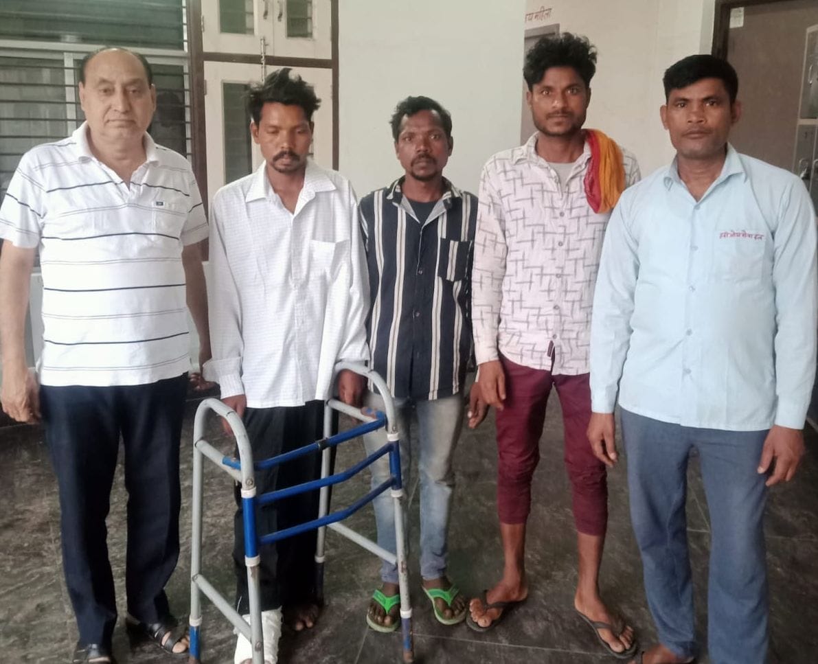 The organization reunited the patient with the family