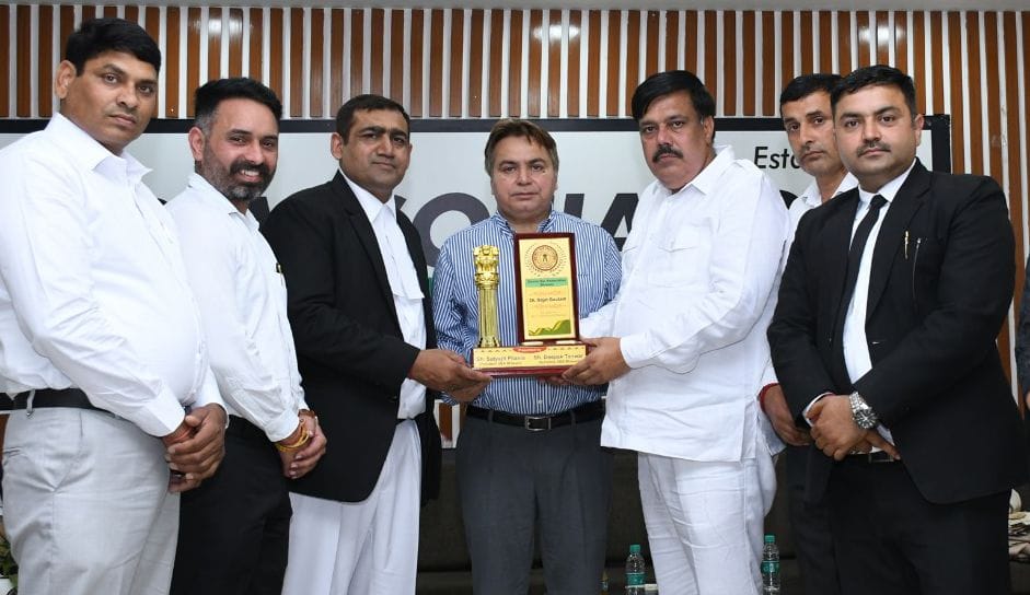 Secretary of Bar Council Punjab and Haryana honored 114 male and five female advocates.