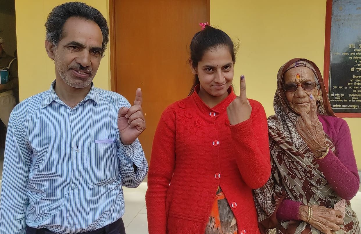 Voting has great importance in democracy