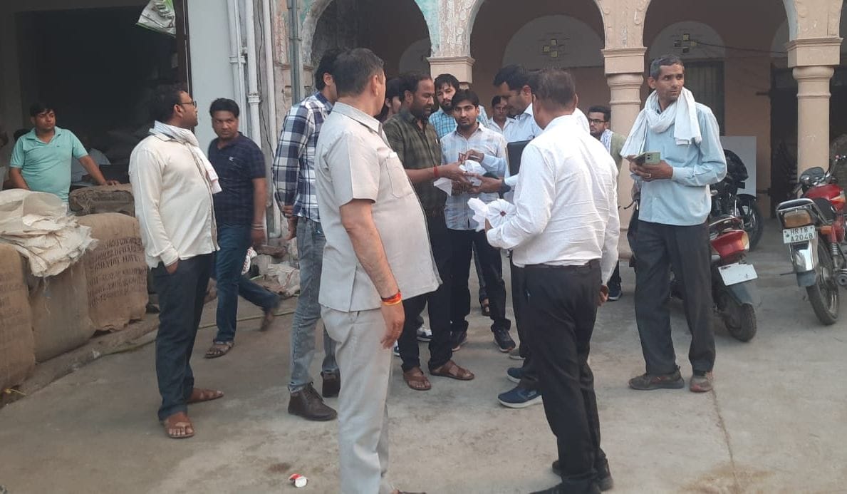 Chief Minister Udnasta's team raided the grain market and a rented warehouse.