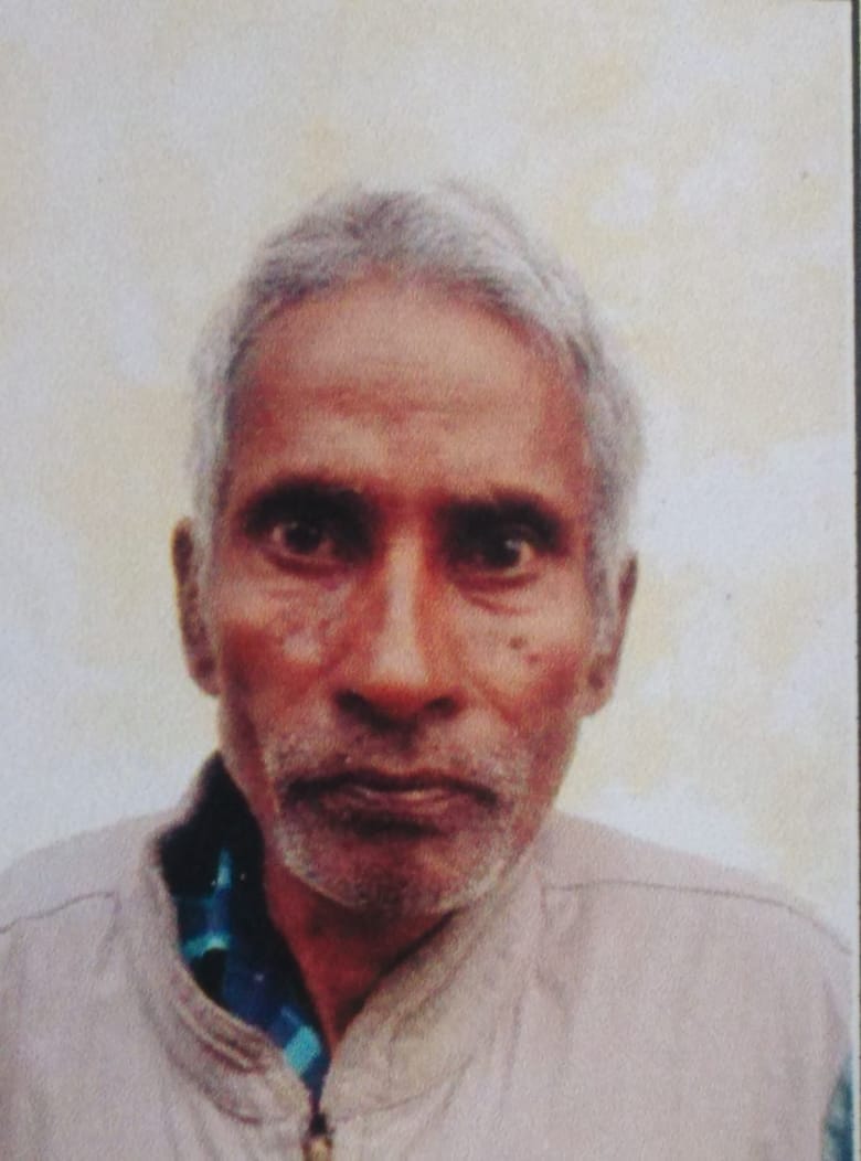 A middle-aged man burnt to death after he set fire to weeds.