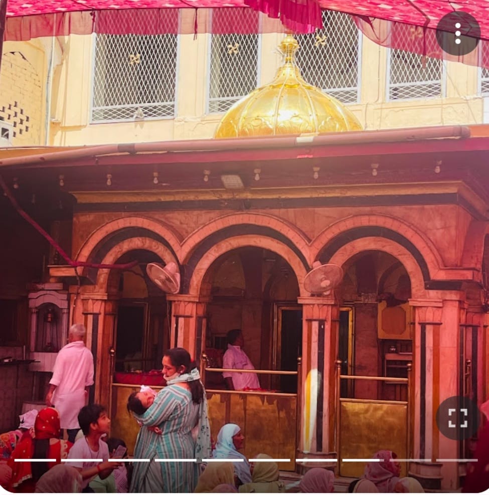 Bhog is offered to the new crop in Baba Rudranand Ashram.
