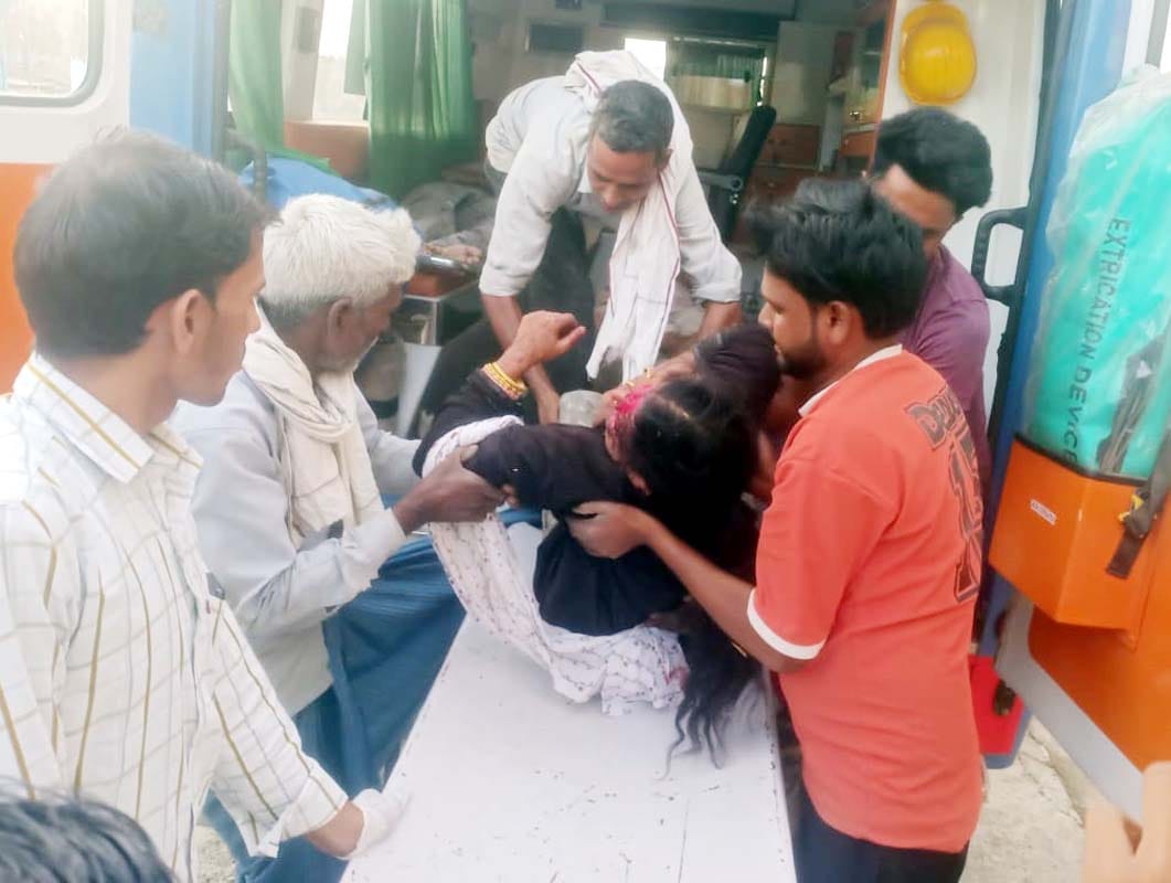 Three bikes collided with a speeding car, six injured