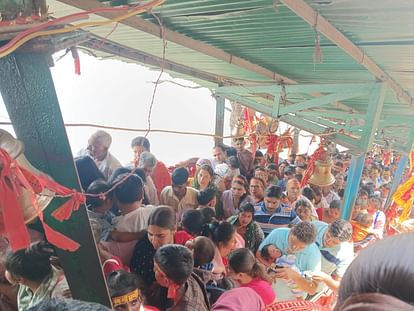 Thousands of devotees visited Maa Purnagiri Dham