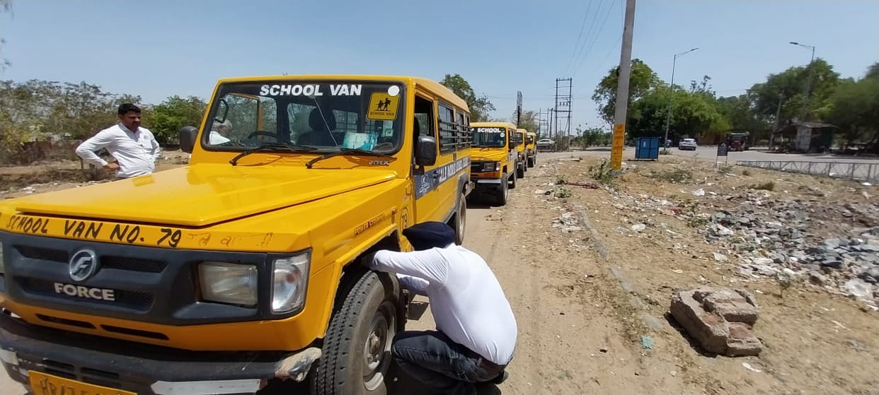 Out of 17 school vehicles, only 3 passed, 14 failed