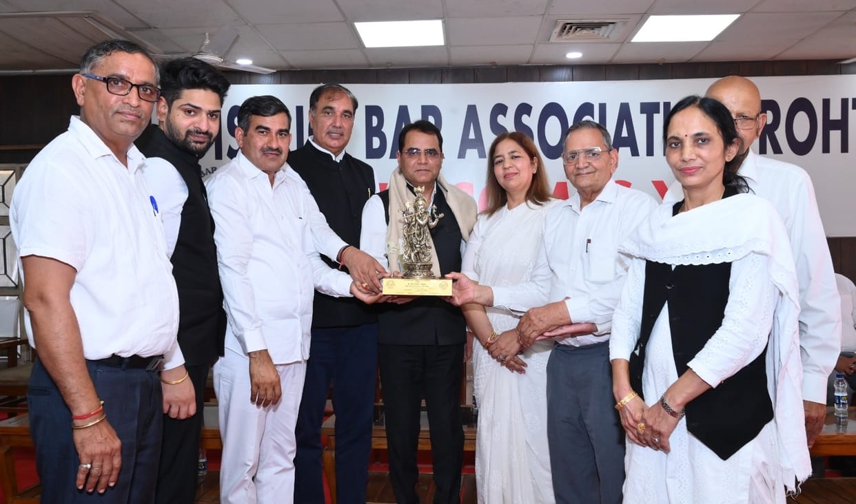 Farewell to six judges from Rohtak court, Rohtak Bar Association