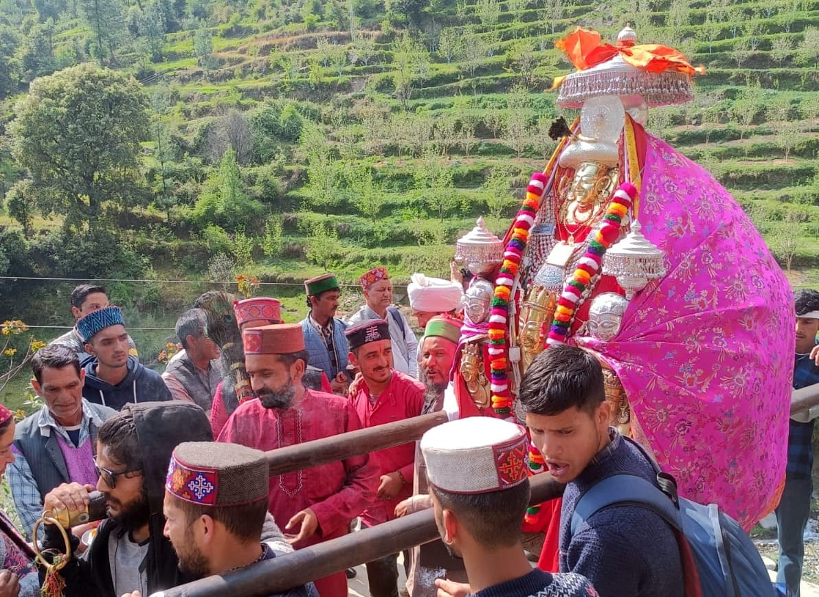 God Khudijal danced in Lagauti fair