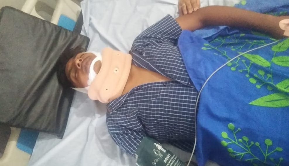 Student's neck cut by Chinese made manjha