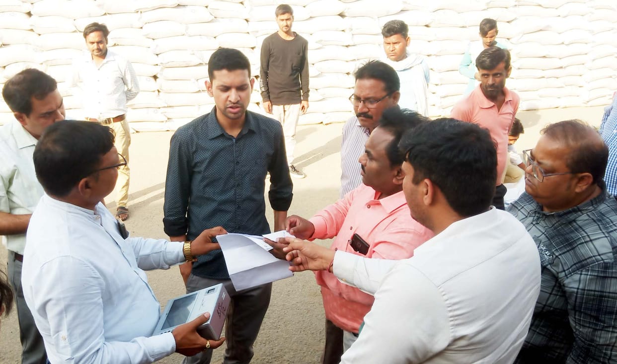 200 quintals of wheat will be weighed without verification
