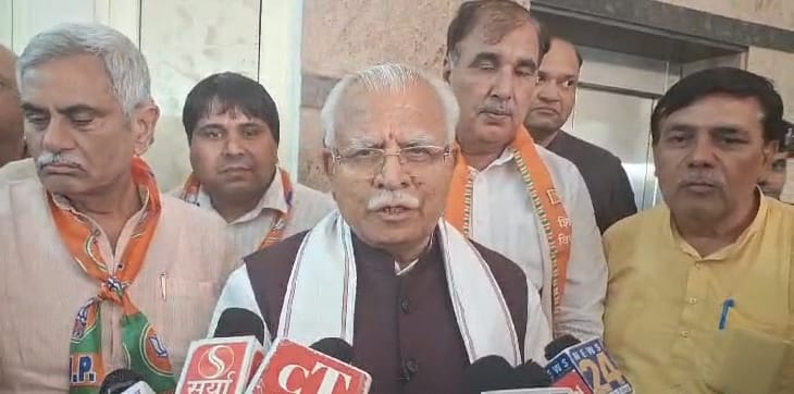 Former CM Manohar claim in Karnal: Six JJP MLAs with BJP; Said- Congress should organize a parade of its MLAs