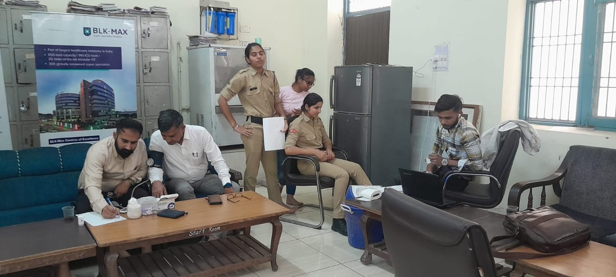 Health check up camp organized