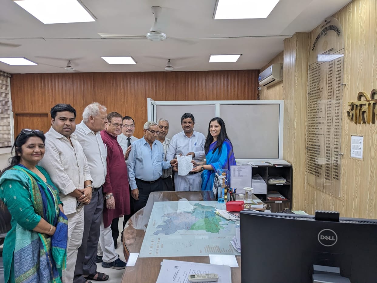 Told the problems of Nehru Park to ADC