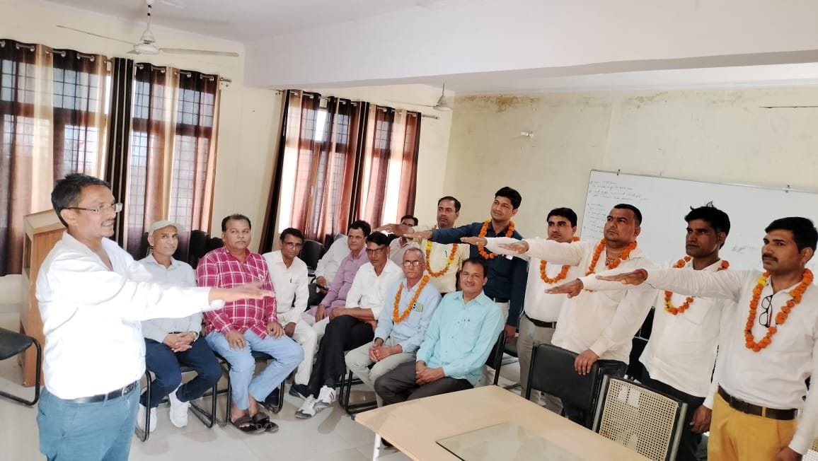 Vijay becomes president of Primary Teacher Association Nagal Chaudhary section