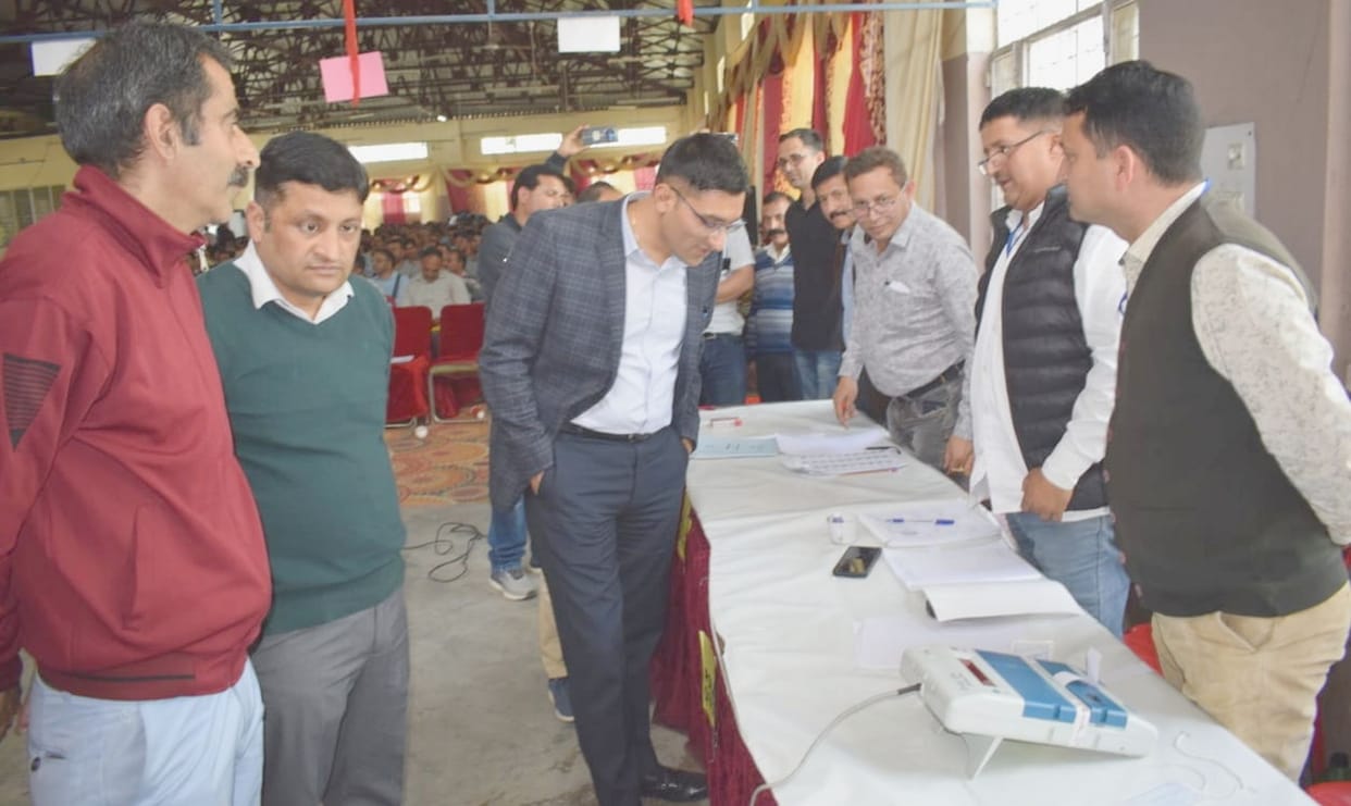 Explained the process to be followed in voting