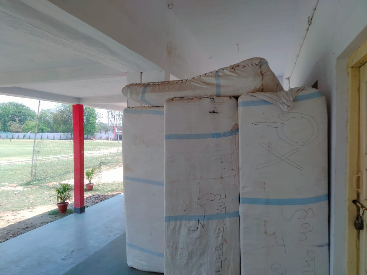 Now players will be able to practice high jump on the mattress