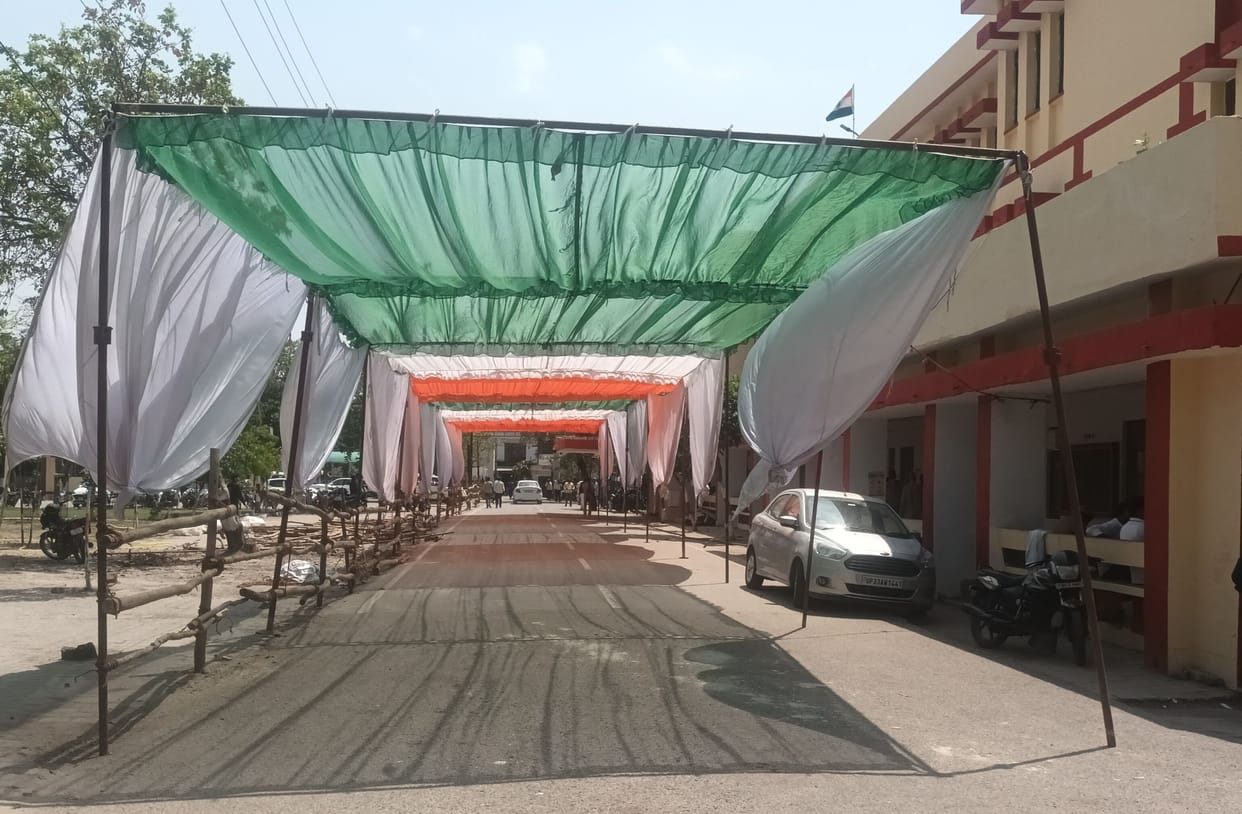 Preparations intensified for nomination process, barricading in the collectorate