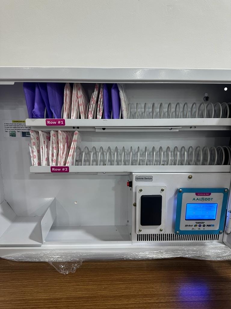 Sanitary napkins will be available free of cost at the railway station