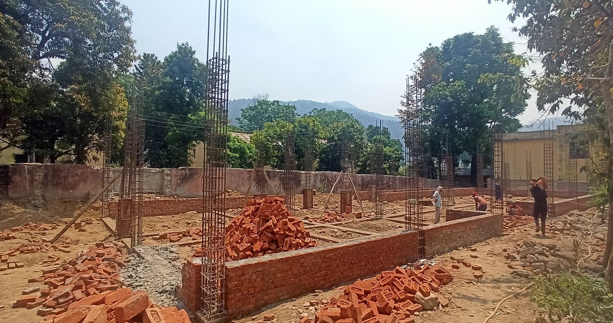 Construction of hostel for girls started in BD Pandey campus