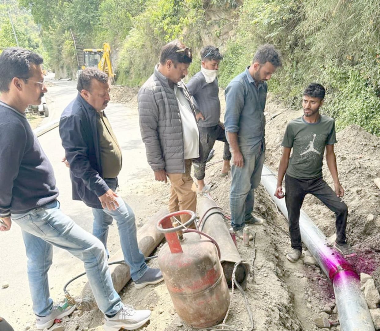 Contractor fined for negligence in laying drinking water line