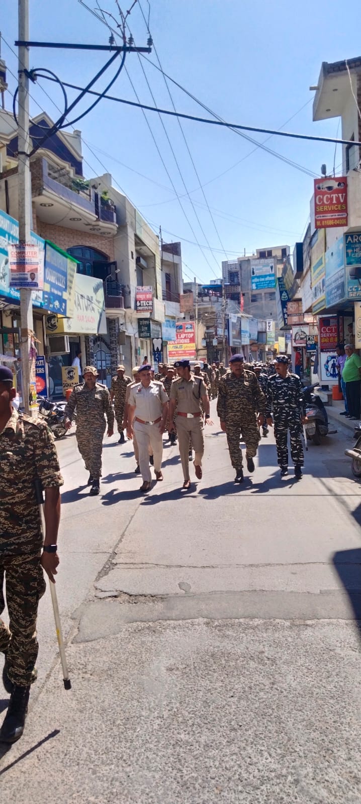 Dabwali SP took stock of the security of polling booths