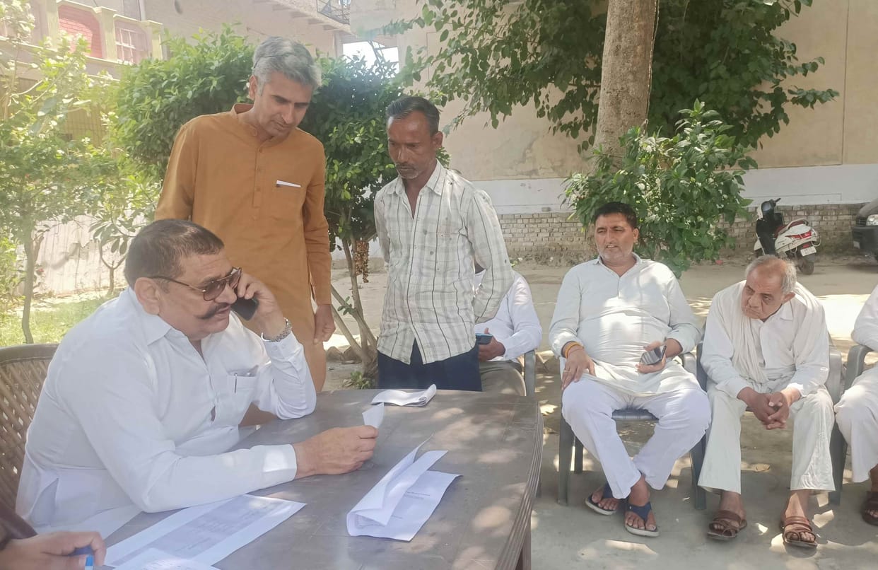 MLA June listened to people's problems