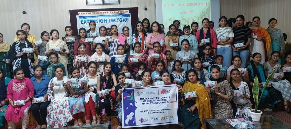 Reusable sanitary pads distributed to 150 girl students
