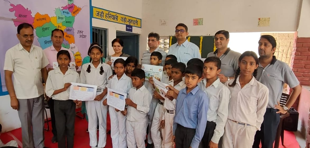 Government middle school students were made aware
